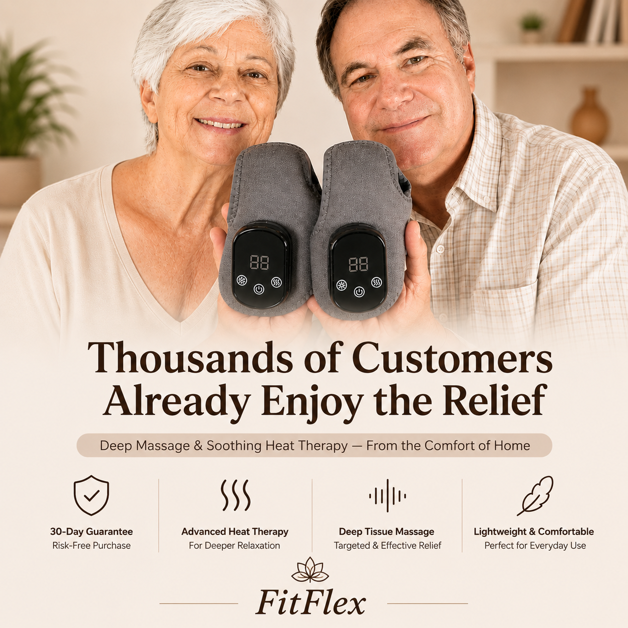 OrthoPulse™ – Ankle Heat & Vibration Relief Wrap